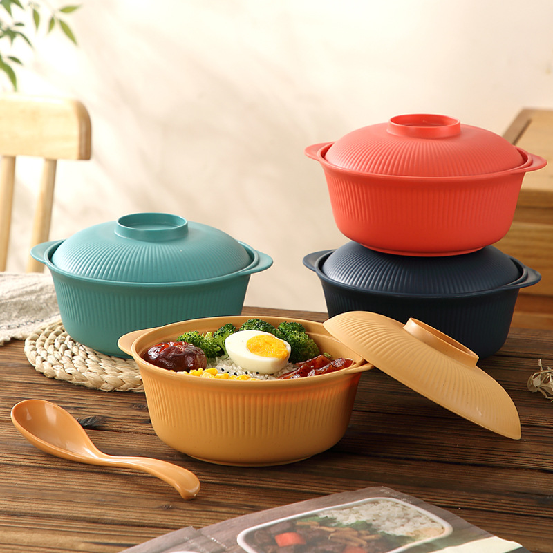 Dim Sum Basket - PP Plastic Casserole Ramen Bowl Soup