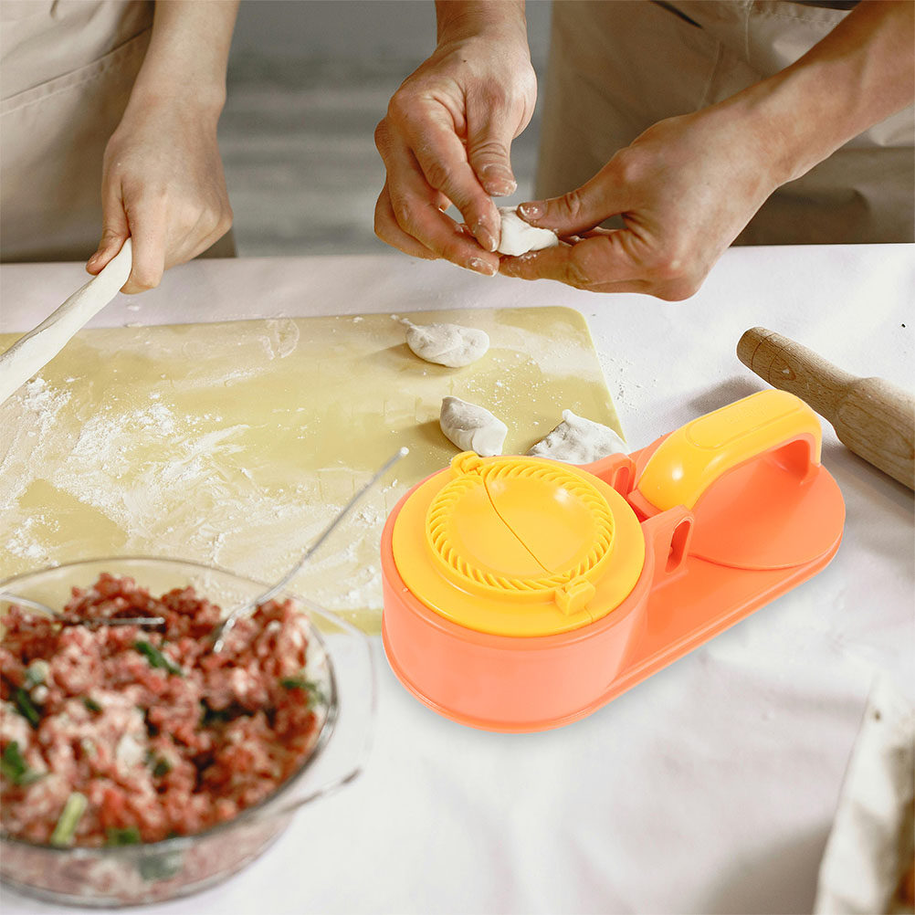 Dumpling Press Set - Dumpling Wrapper Mold 2 Piece Set