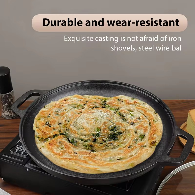 Heavy-Duty Cast Iron Fry Pan w - огляд і ціна Cast Iron Corn