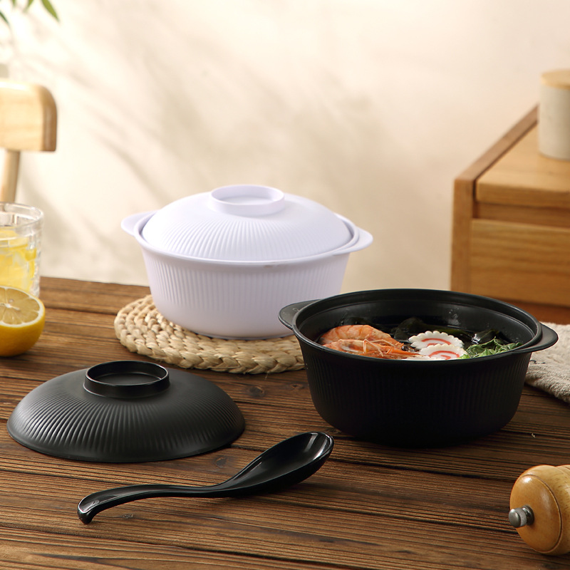 PP Plastic Casserole Ramen Bow - огляд і ціна Dim Sum Basket