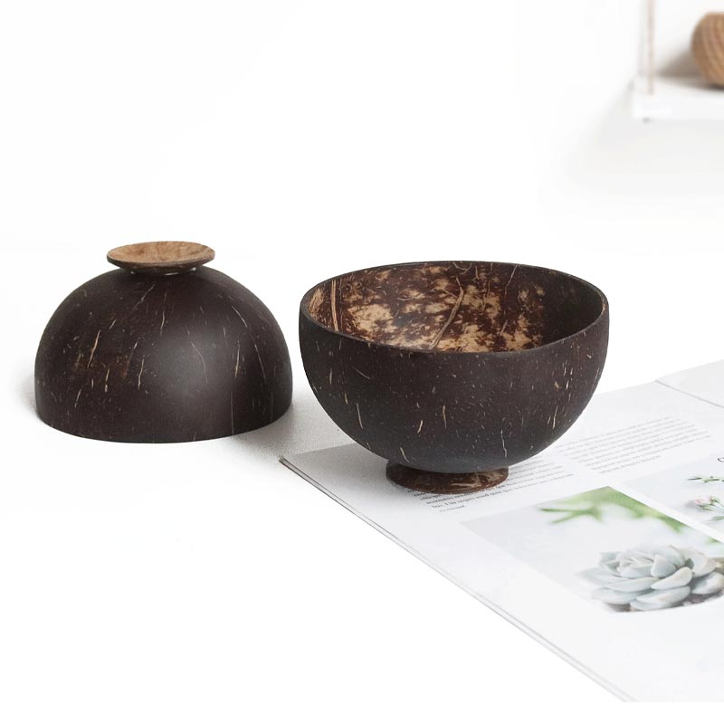 1pcs Natural Coconut Bowl Spoo - огляд і ціна Dim Sum Basket