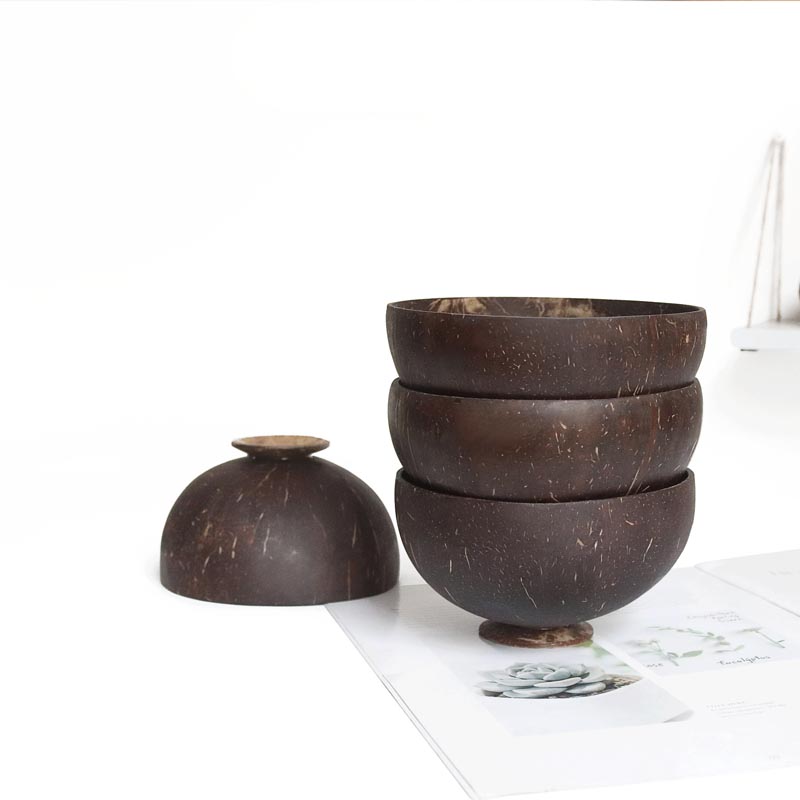 1pcs Natural Coconut Bowl Spoo - огляд і ціна Dim Sum Basket