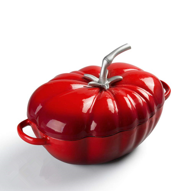 25cm Tomato Enameled Cast Iron - огляд і ціна Cast Iron Corn