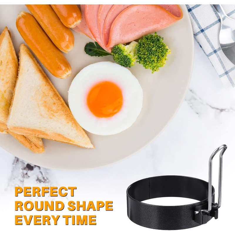 Egg Ring Mold Stainless Steel  - огляд і ціна Egg Waffle Pan