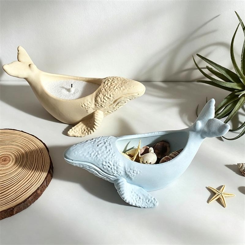 Whale Shape Cement Flowerpot S - огляд і ціна Potsticker Mold