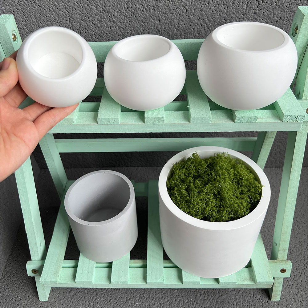 Spherical Plant Pot Concrete S - огляд і ціна Potsticker Mold