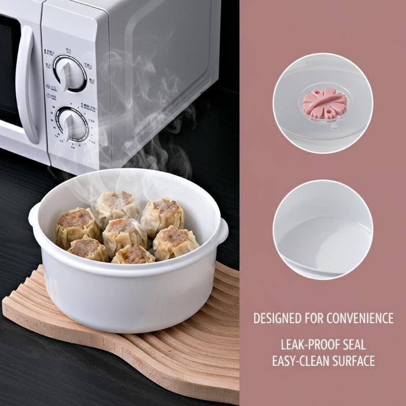 Microwave Rice Cooker & Steame - огляд і ціна Bao Steamer Bamboo