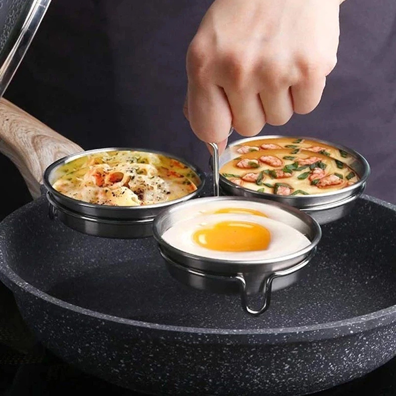 【K】3-in-1 Stainless Steel Egg  - огляд і ціна Egg Waffle Pan