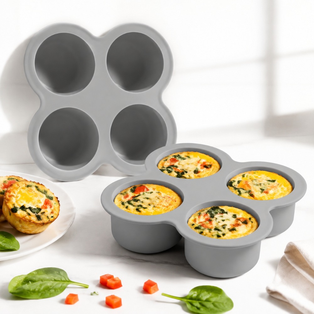 2pcs Air Fryer Egg Mold 4 Cups - огляд і ціна Egg Waffle Pan